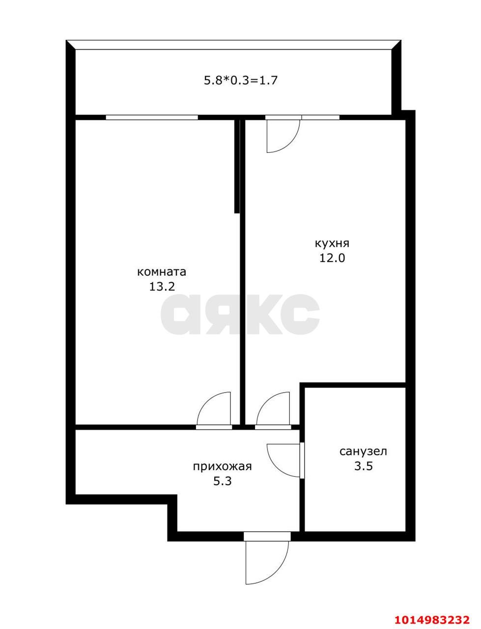 Фото №8: 1-комнатная квартира 35 м² - Краснодар, ЖК Победный, ул. Евгении Жигуленко, 13к2