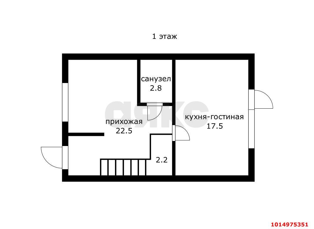 Фото №15: Дом <span class="whitespace-nowrap">91 м²</span> <span class="whitespace-nowrap">+ 2 сот.</span>, <span class="whitespace-nowrap">2 эт.</span> - Краснодар, Прикубанский внутригородской округ, мкр. Парковый, пр-д 2-й Архангельский, 8