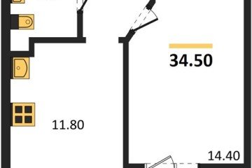Фото №1: 1-комнатная квартира 34 м² - Краснодар, мкр. жилой комплекс Архитектор, 