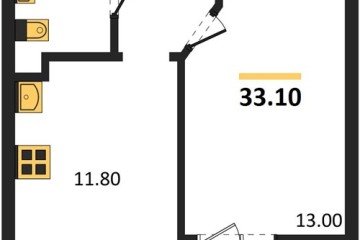 Фото №1: 1-комнатная квартира 33 м² - Краснодар, мкр. жилой комплекс Архитектор, 