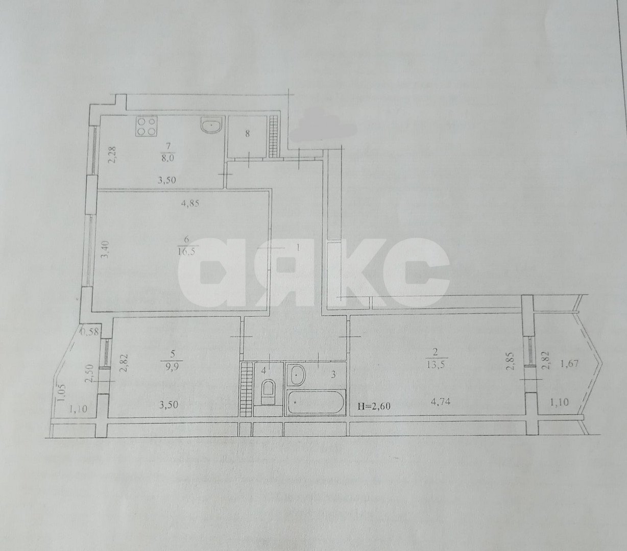 Фото №19: 3-комнатная квартира 67 м² - Волгоград, Краснооктябрьский, ул. Рихарда Зорге, 49