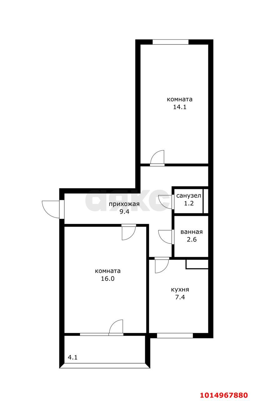 Фото №11: 2-комнатная квартира 54 м² - Энем, ул. Фрунзе, 20