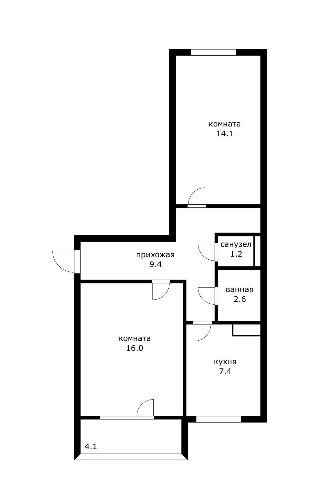 Фото №11: 2-комнатная квартира 54 м² - Энем, ул. Фрунзе, 20