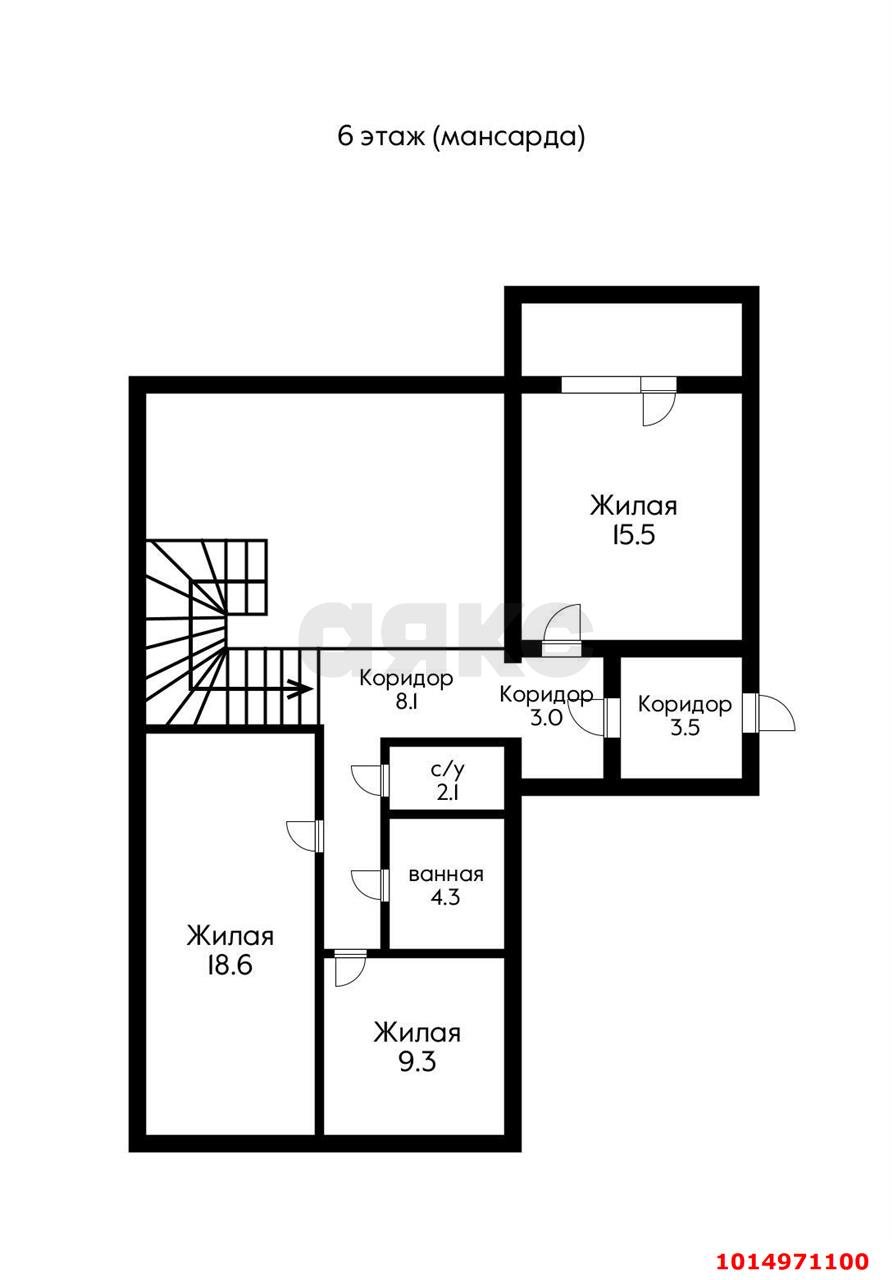 Фото №20: 3-комнатная квартира 180 м² - Краснодар, Центральный внутригородской округ, мкр. Дубинка, ул. КИМ, 141