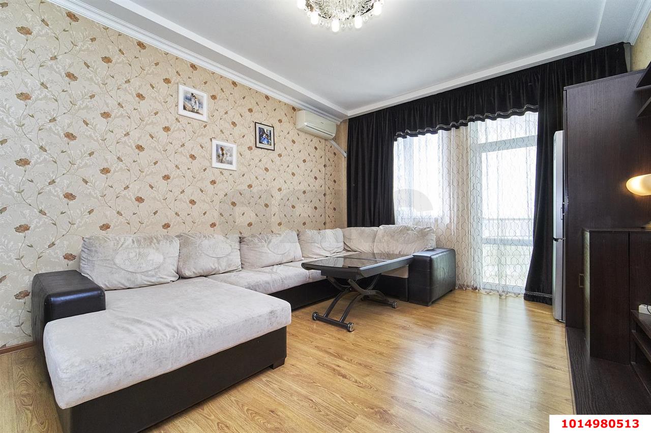 Фото №1: 1-комнатная квартира 60 м² - Краснодар, Центральный, ул. Кубанская набережная, 37/11