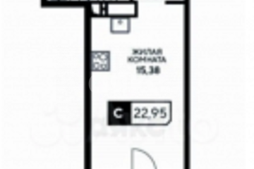 Фото №1: Студия 23 м² - Анапа, ул. Анапское шоссе, 1