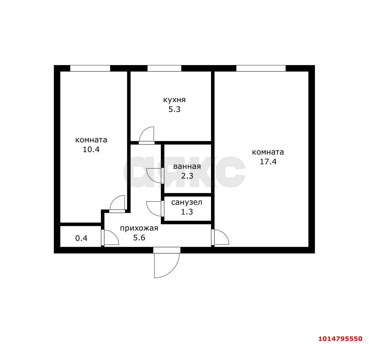 Фото №9: 2-комнатная квартира 42 м² - Энем, пер. Школьный, 19/2
