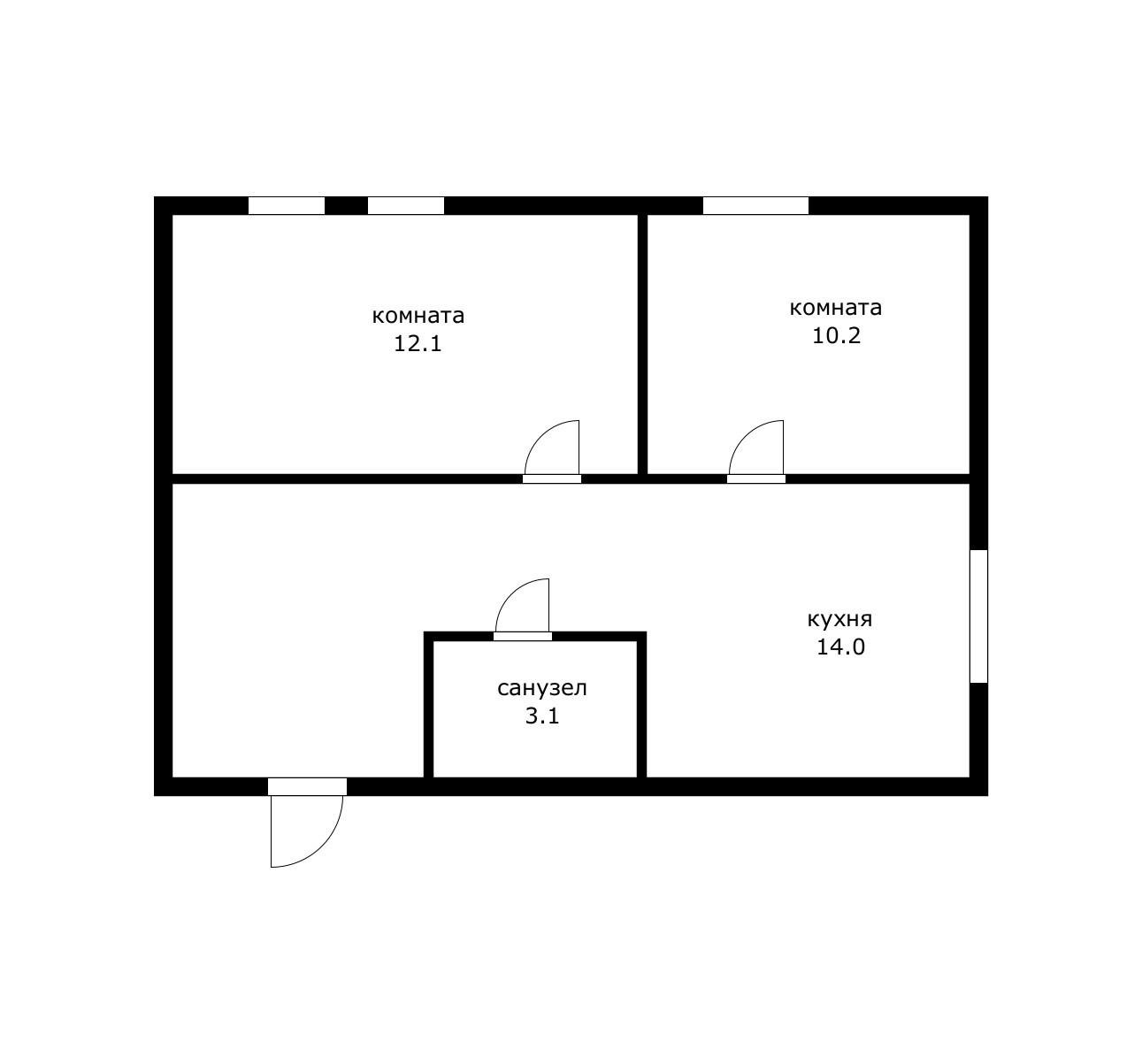 Фото №13: 2-комнатная квартира 41 м² - Краснодар, Прикубанский внутригородской округ, Музыкальный, ЖК Времена Года, мкр. имени Петра Метальникова, ул. Петра Метальникова, 5к3