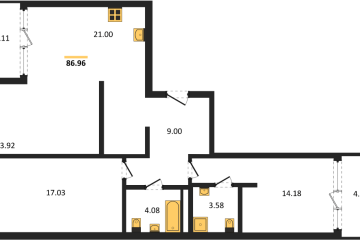 Фото №1: 3-комнатная квартира 86 м² - Краснодар, мкр. жилой квартал Патрики, 