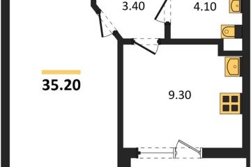 Фото №1: 1-комнатная квартира 35 м² - Краснодар, мкр. Прикубанский внутригородской округ, ул. Доблести, 8к1
