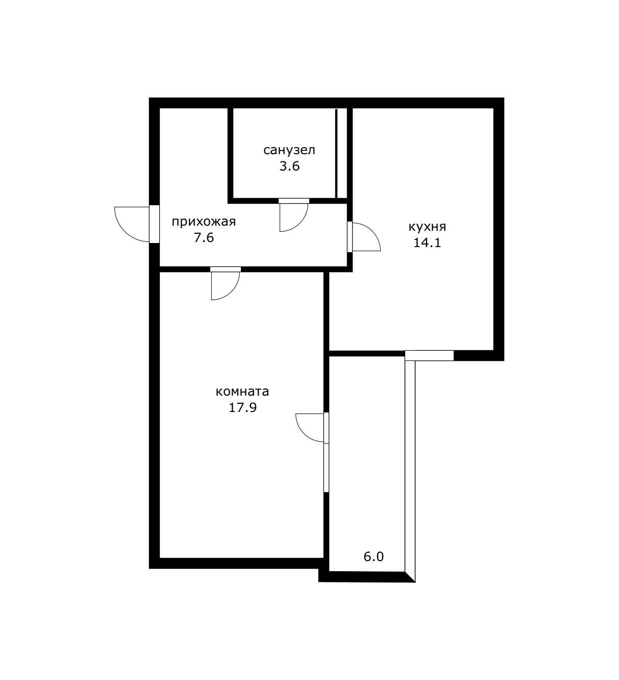 Фото №19: 1-комнатная квартира 43 м² - Краснодар, Прикубанский внутригородской округ, мкр. Восточно-Кругликовский, ул. им. Героя Яцкова И.В., 12
