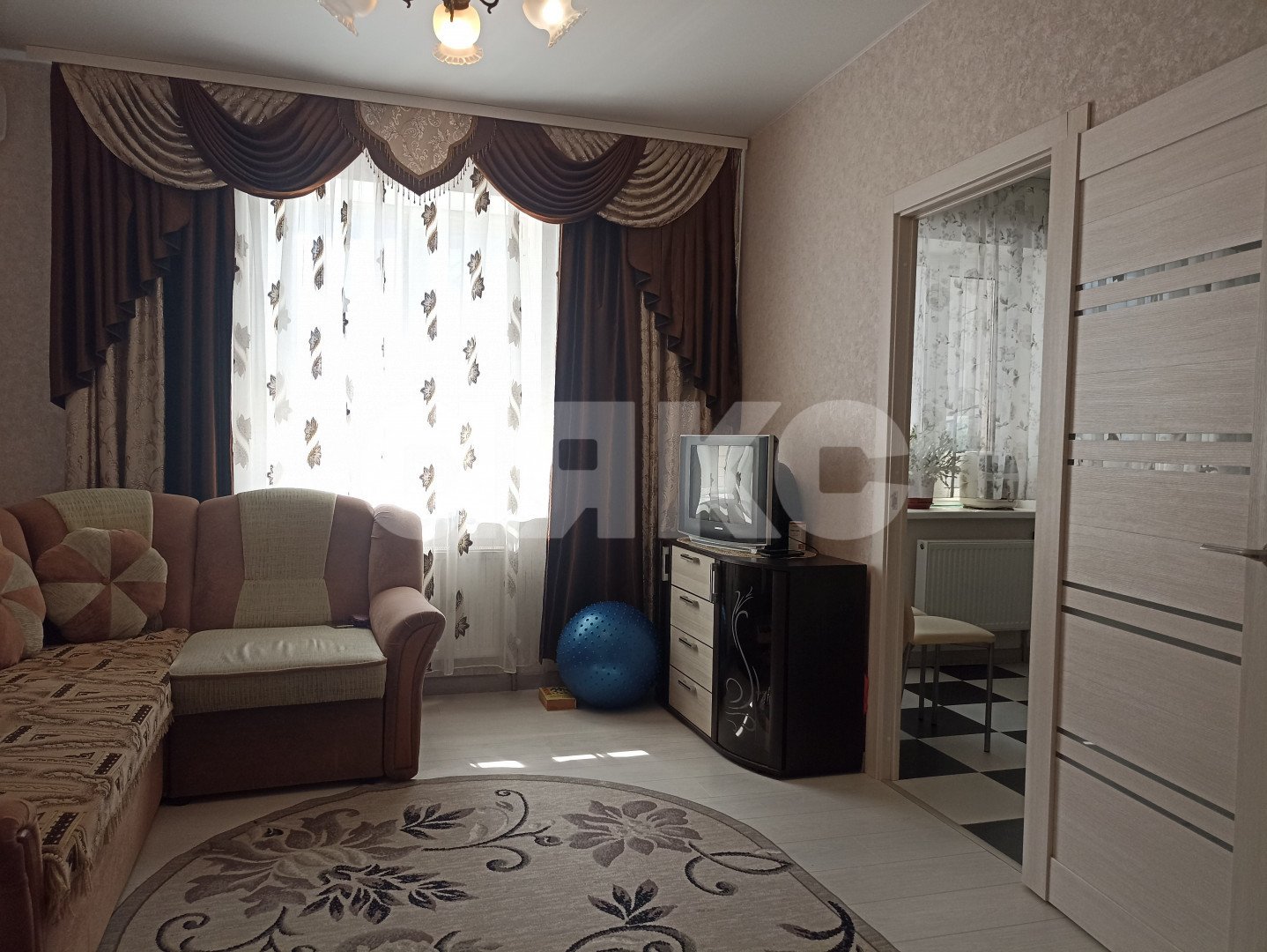 Фото №1: 2-комнатная квартира 40 м² - Горячий Ключ, Развилка, ул. Герцена, 64Ак1