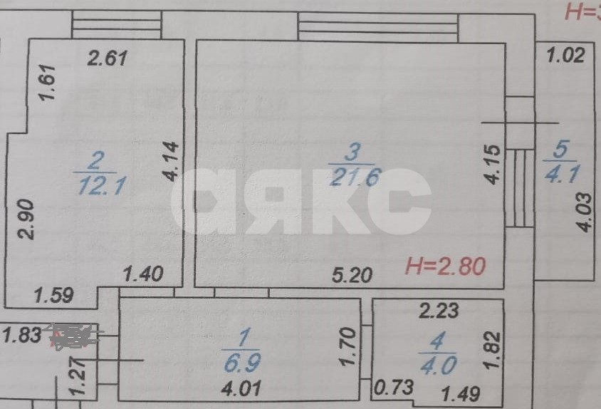 Фото №11: 1-комнатная квартира 49 м² - Анапа, ул. Ленина, 60