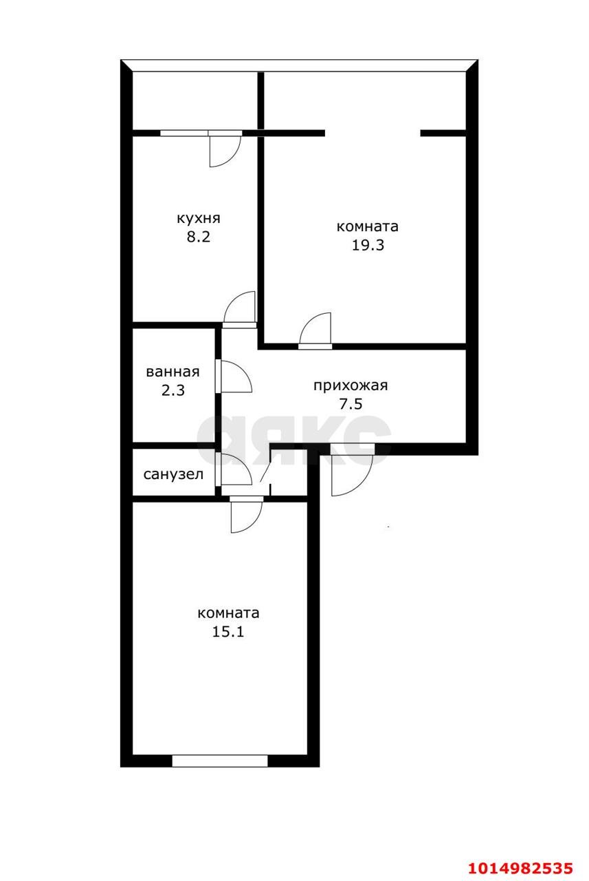 Фото №15: 2-комнатная квартира 55 м² - Яблоновский, ул. Кочубея, 7