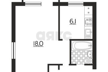 Фото №3: 1-комнатная квартира 33 м² - Краснодар, мкр. Черёмушки, ул. Ставропольская, 163