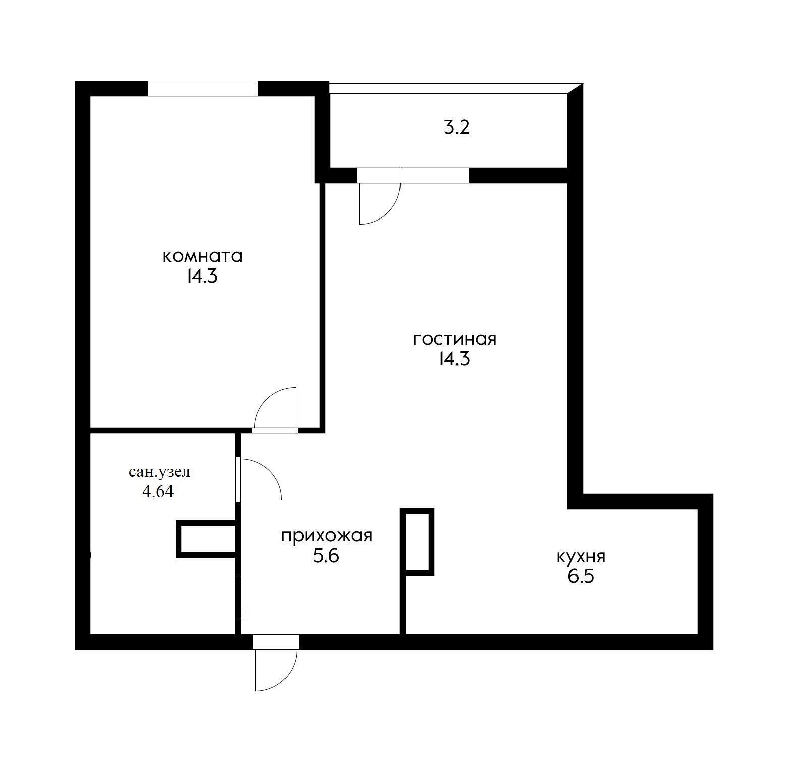 Фото №9: 1-комнатная квартира 48 м² - Краснодар, Прикубанский внутригородской округ, мкр. жилой комплекс Самолёт-4, ул. Ивана Беличенко, 95