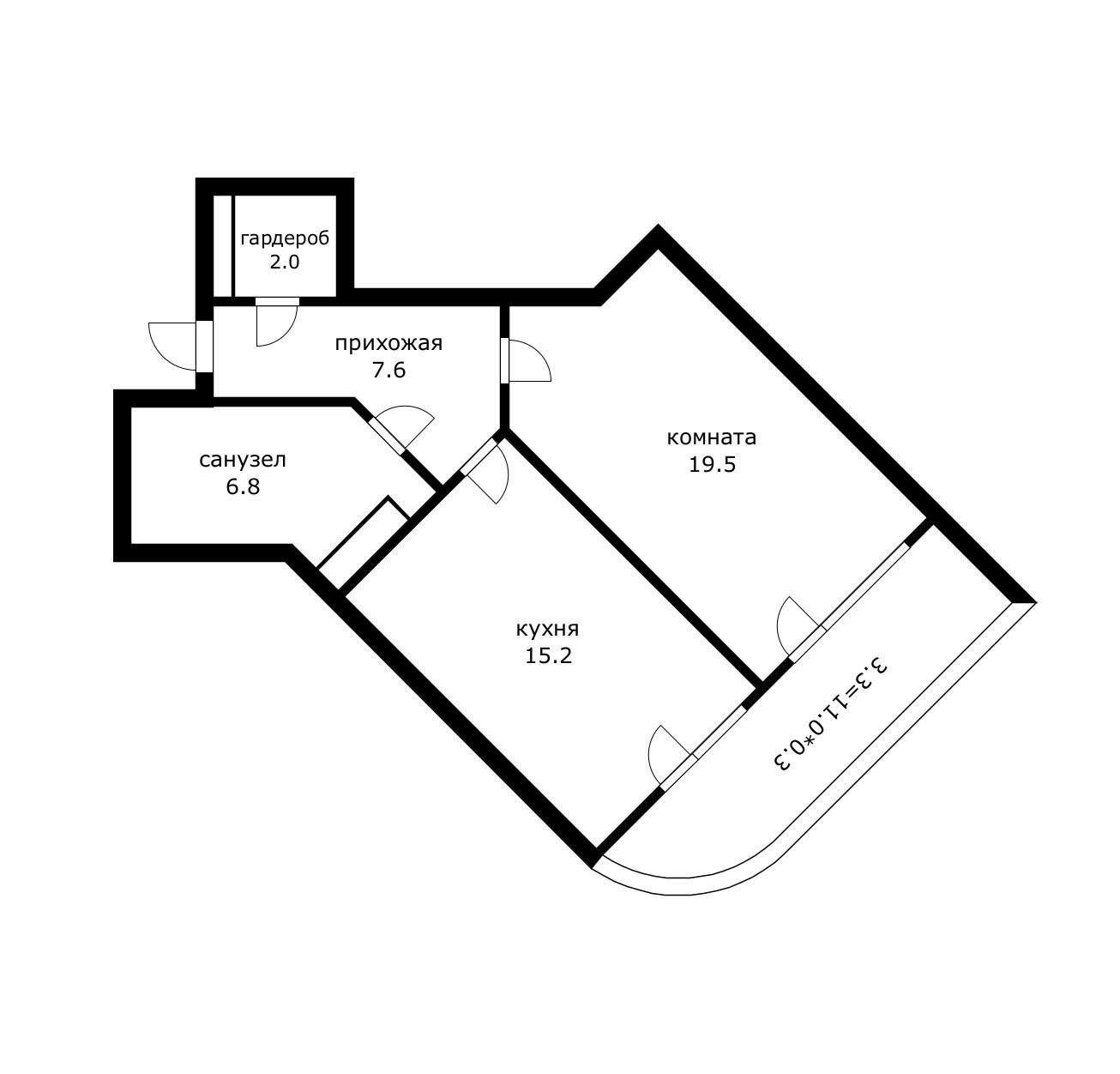 Фото №18: 1-комнатная квартира 63 м² - Краснодар, Черёмушки, ЖК Черёмушки, Центральный внутригородской округ, мкр. жилой комплекс Черёмушки, ул. Кубанская, 45к1