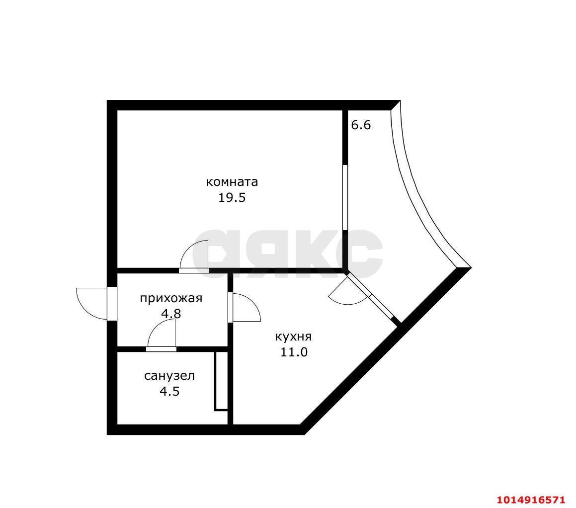 Фото №18: 1-комнатная квартира 40 м² - Краснодар, Карасунский внутригородской округ, мкр. Комсомольский, ул. Сормовская, 204А