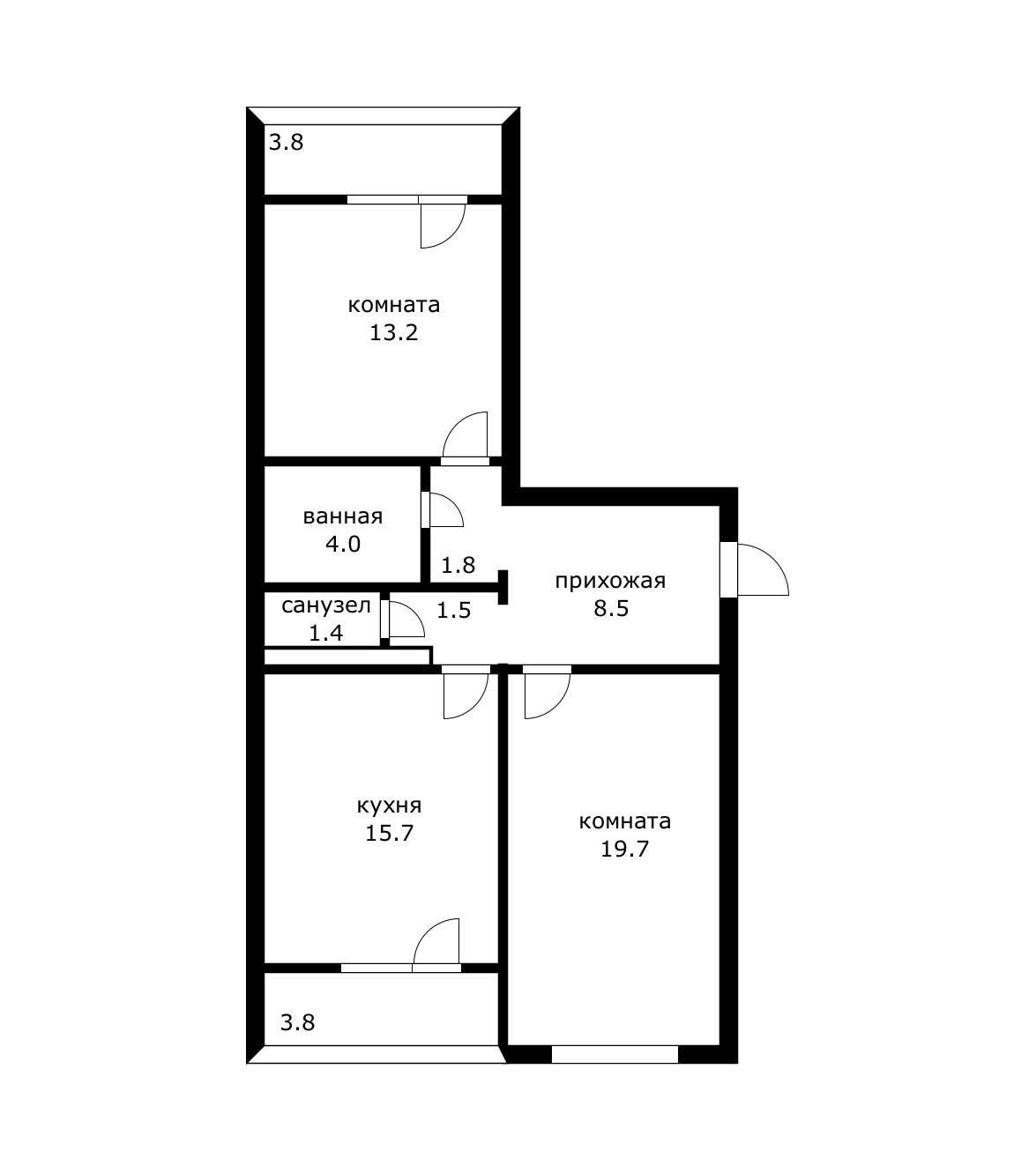 Фото №17: 2-комнатная квартира 73 м² - Краснодар, Прикубанский внутригородской округ, мкр. Восточно-Кругликовский, ул. Черкасская, 58