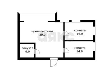 Фото №2: 2-комнатная квартира 80 м² - Краснодар, мкр. Сельскохозяйственный Институт, ул. Минская, 121