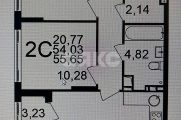 Фото №5: 2-комнатная квартира 55 м² - Тула, мкр. экополис Дыши, ул. Венёвское шоссе, 49