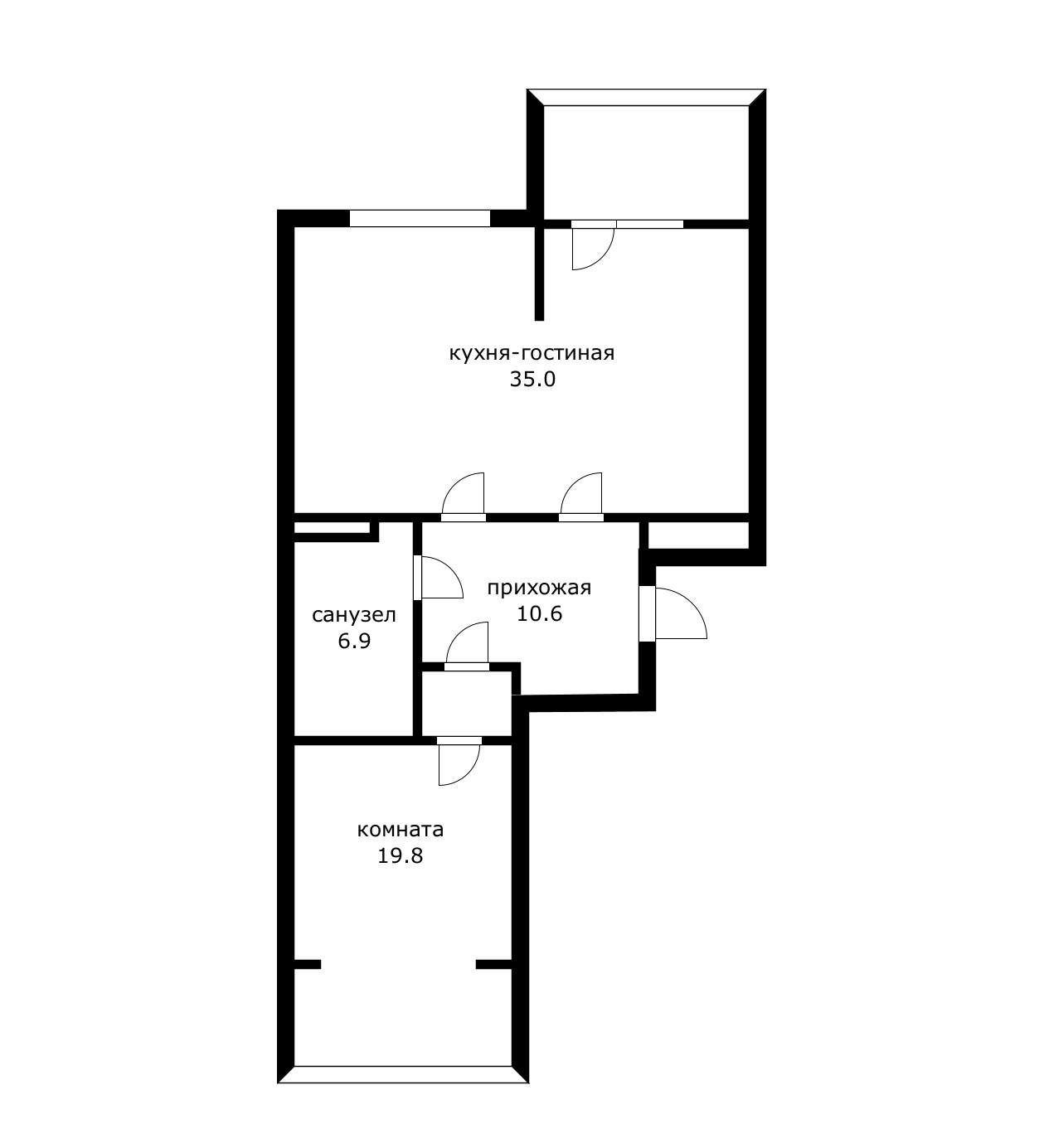 Фото №17: 2-комнатная квартира 89 м² - Краснодар, Западный внутригородской округ, Фестивальный, мкр. ЖК Тургенев, ул. Дальняя, 8к1