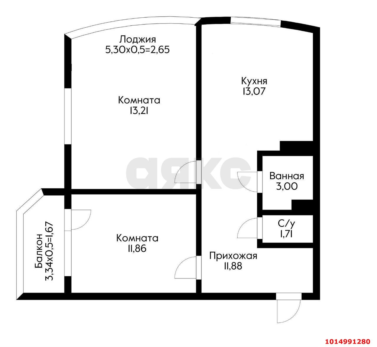 Фото №20: 2-комнатная квартира 63 м² - Краснодар, Достояние, ул. Конгрессная, 31