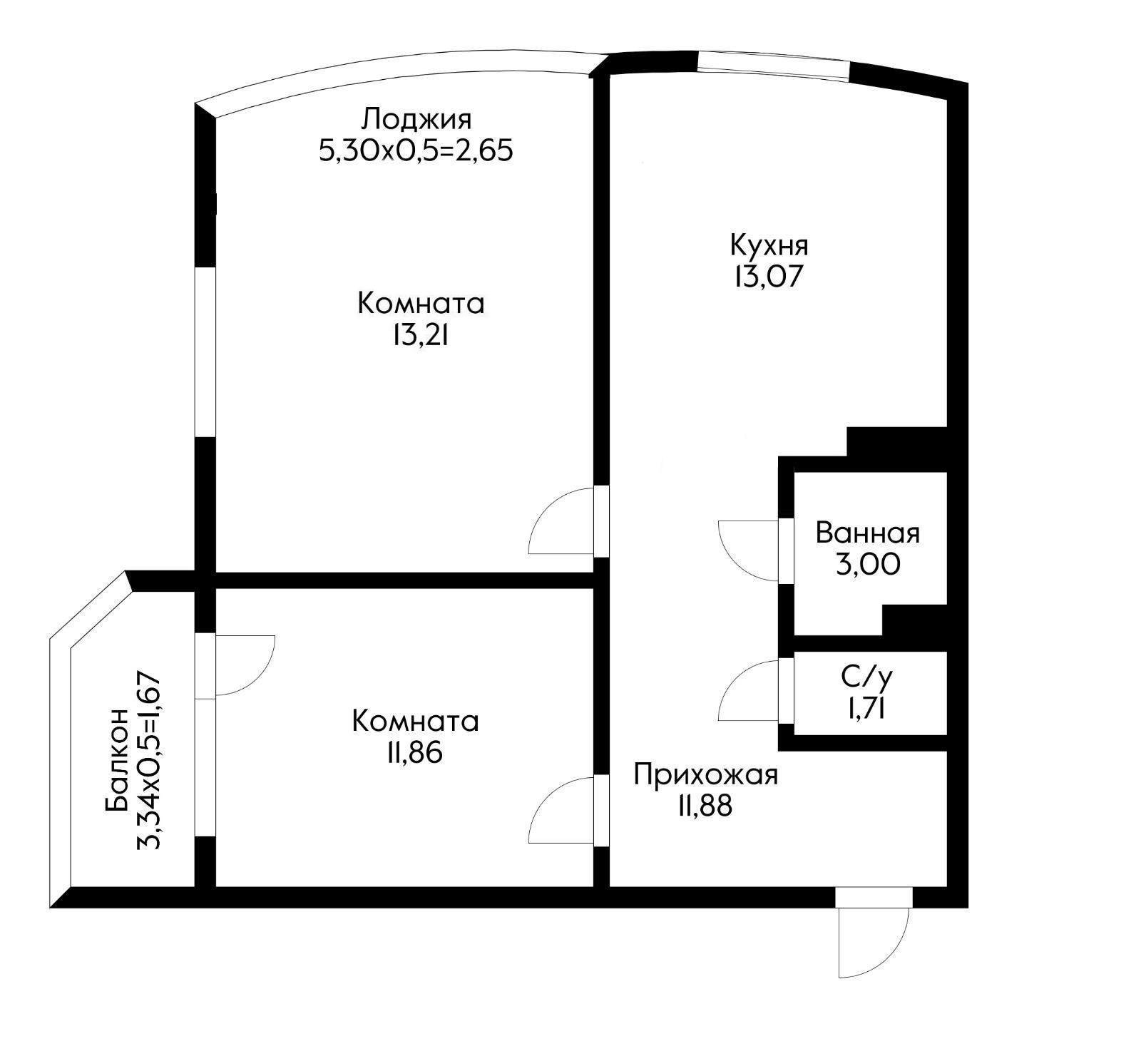 Фото №20: 2-комнатная квартира 63 м² - Краснодар, Прикубанский внутригородской округ, мкр. Достояние, ул. Конгрессная, 31