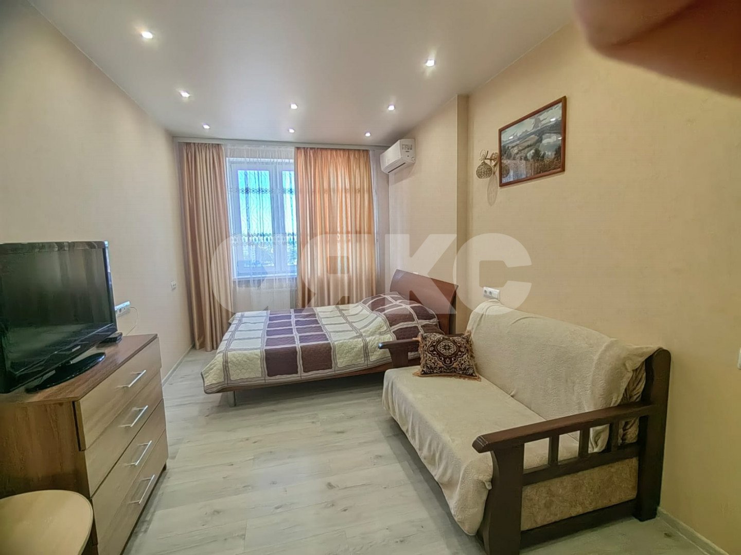 Фото №1: 1-комнатная квартира 34 м² - Анапа, жилой комплекс Лазурный, ул. Крестьянская, 27к1