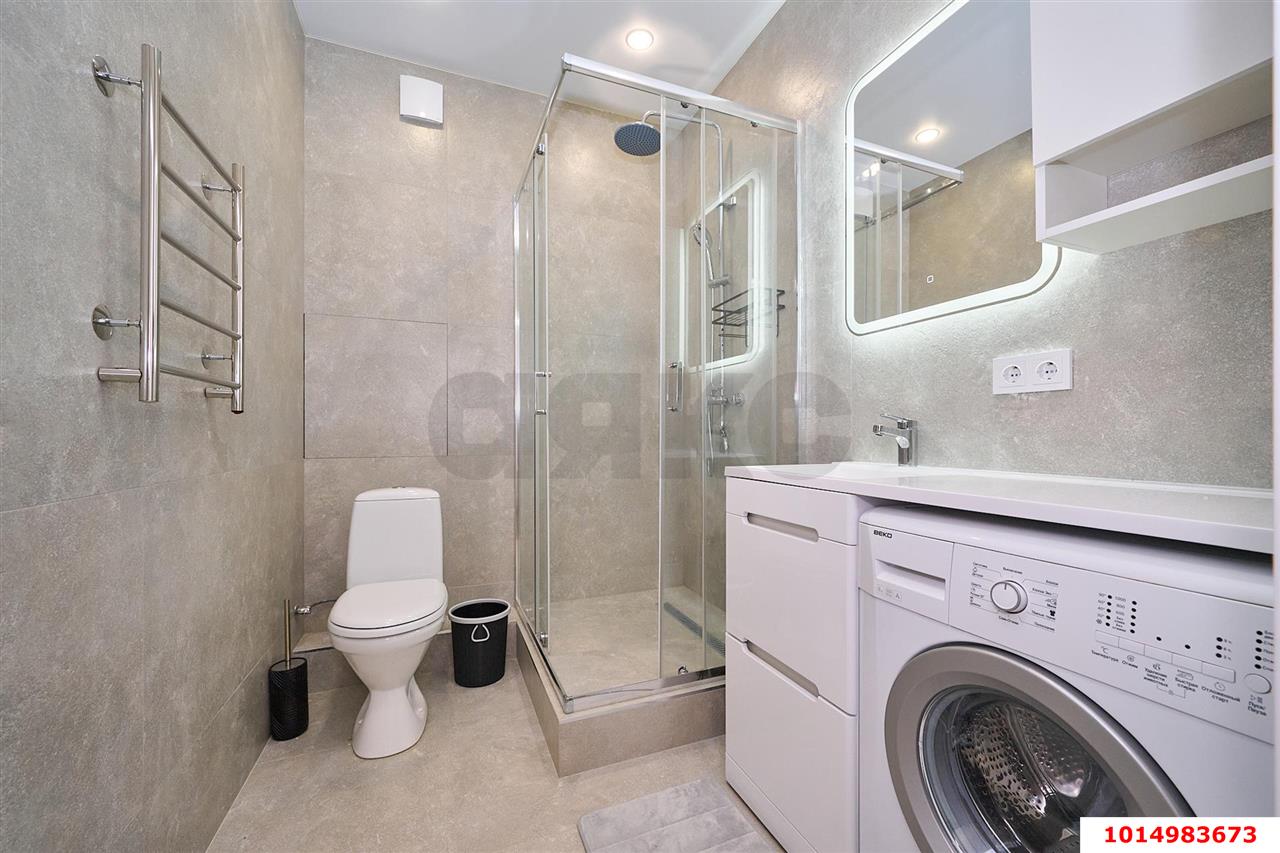 Фото №17: 1-комнатная квартира 40 м² - Краснодар, жилой комплекс Европа-Сити, ул. Карпатская, 5