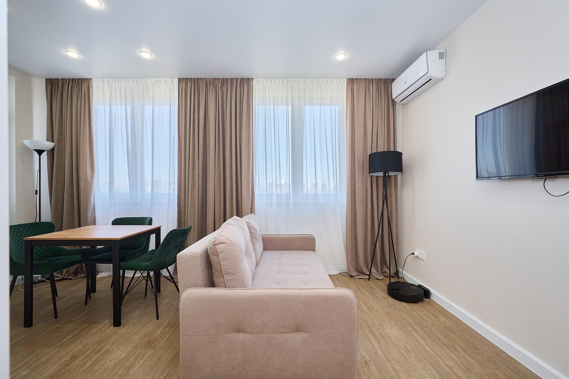 Фото №5: 1-комнатная квартира 40 м² - Краснодар, Прикубанский внутригородской округ, мкр. жилой комплекс Европа-Сити, ул. Карпатская, 5