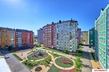 Фото №1: 1-комнатная квартира 40 м² - Краснодар, мкр. жилой комплекс Европа-Сити, ул. Карпатская, 5