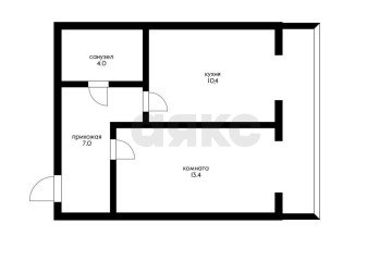 Фото №2: 1-комнатная квартира 43 м² - Российский, мкр. Прикубанский внутригородской округ, ул. Очаковская, 3