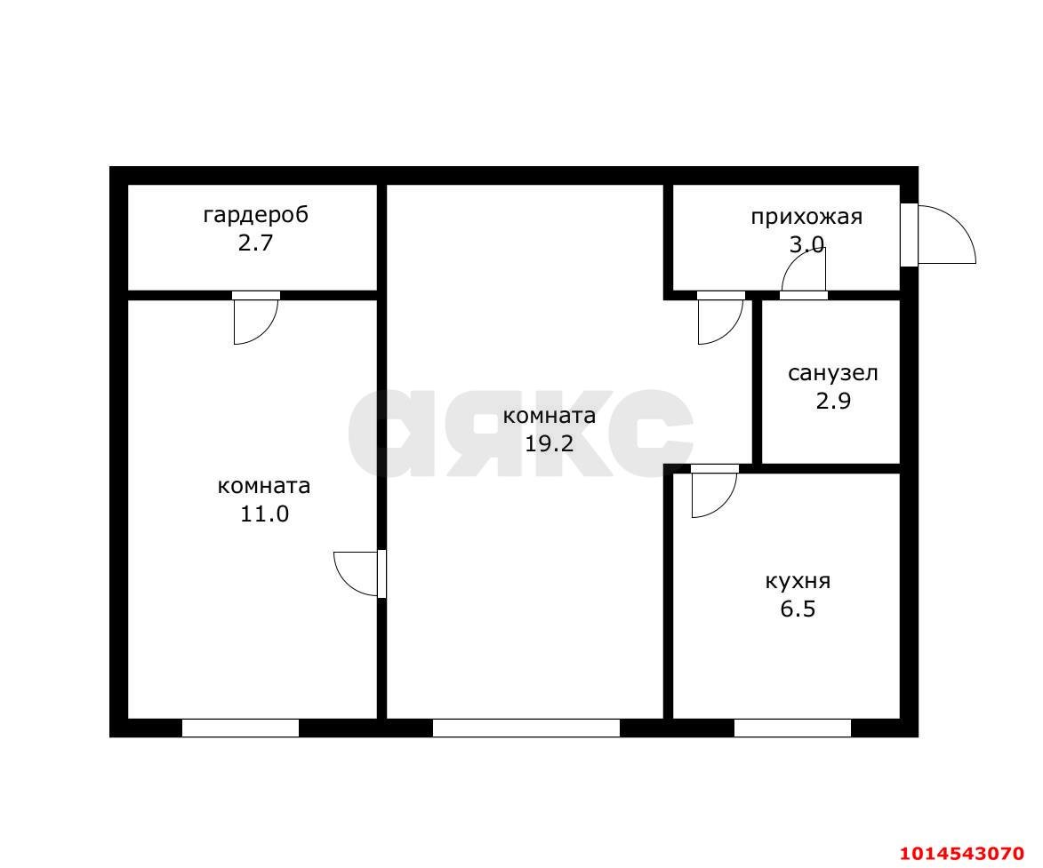 Фото №18: 2-комнатная квартира 45 м² - Краснодар, Черёмушки, ул. 2-я Пятилетка, 4