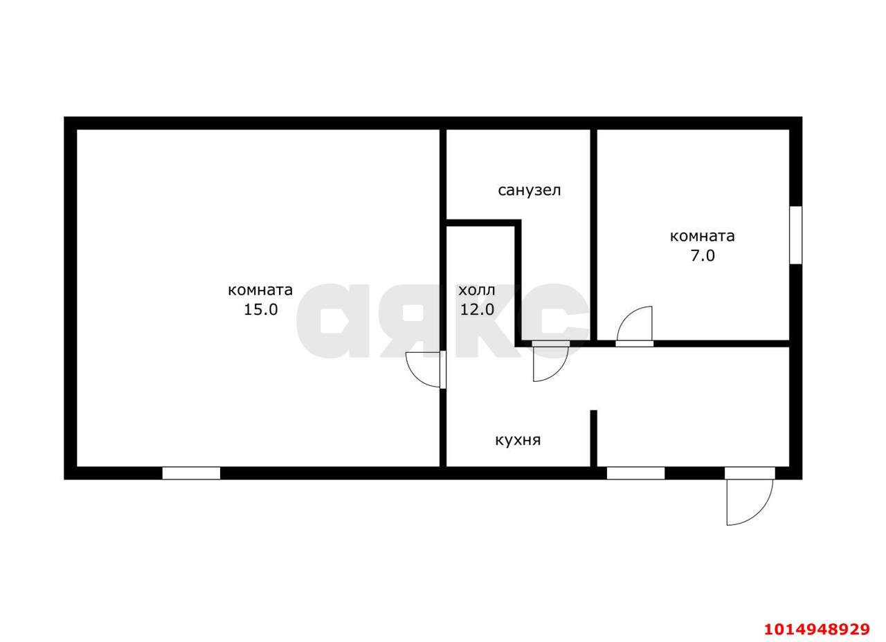 Фото №11: 2-комнатная квартира 30 м² - Краснодар, Центральный, ул. Ленина, 11