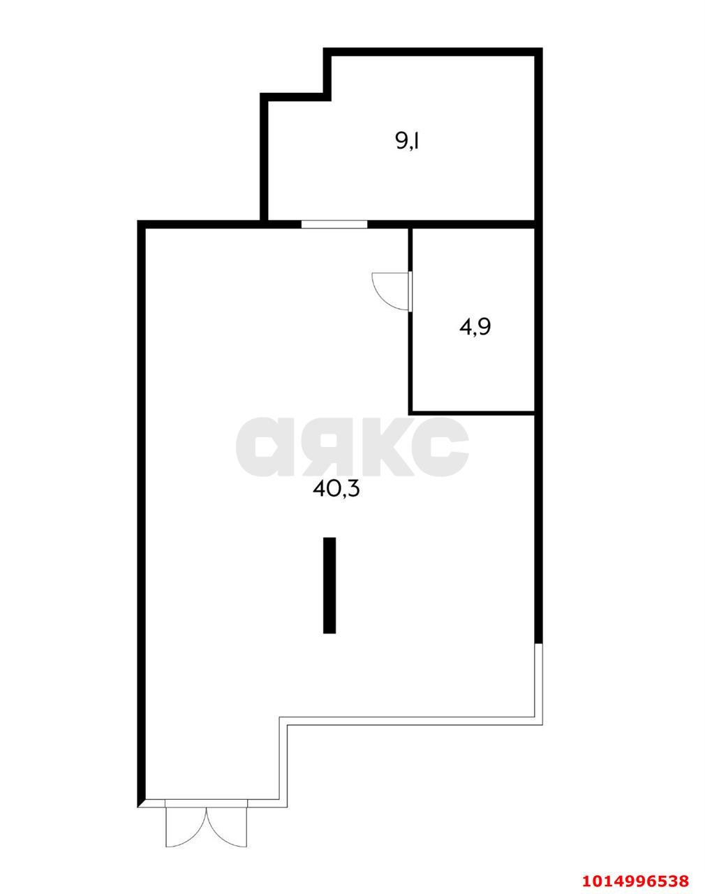 Фото №2: Коммерция 54 м² - Краснодар, Прикубанский внутригородской округ, Россинского, мкр. жилой комплекс Россинский Парк, ул. Командорская, 15