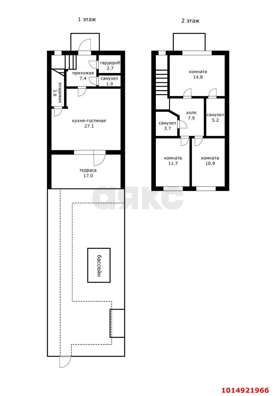 Фото №20: Таунхаус 98 м² + 2 сот. - Краснодар, коттеджный  Николино Парк, ул. Зои Космодемьянской, 7к4