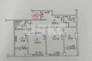 Фото №5: 3-комнатная квартира 109 м² - Мариуполь, р. Жовтневый, ул. Бахчиванджи, 27А