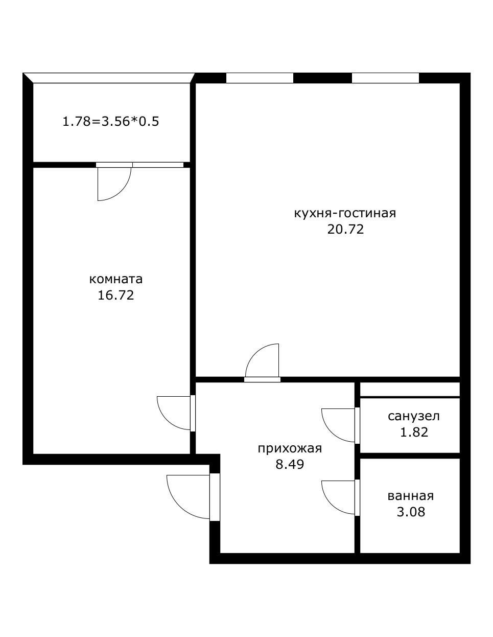 Фото №17: 1-комнатная квартира 60 м² - Краснодар, ЖК Губернский, Прикубанский внутригородской округ, мкр. Губернский, ул. им. Героя Яцкова И.В., 15к1