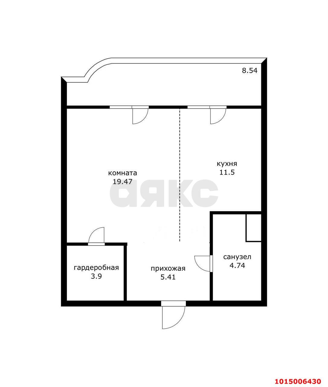 Фото №10: 1-комнатная квартира 55 м² - Краснодар, Западный внутригородской округ, ул. Кожевенная, 22