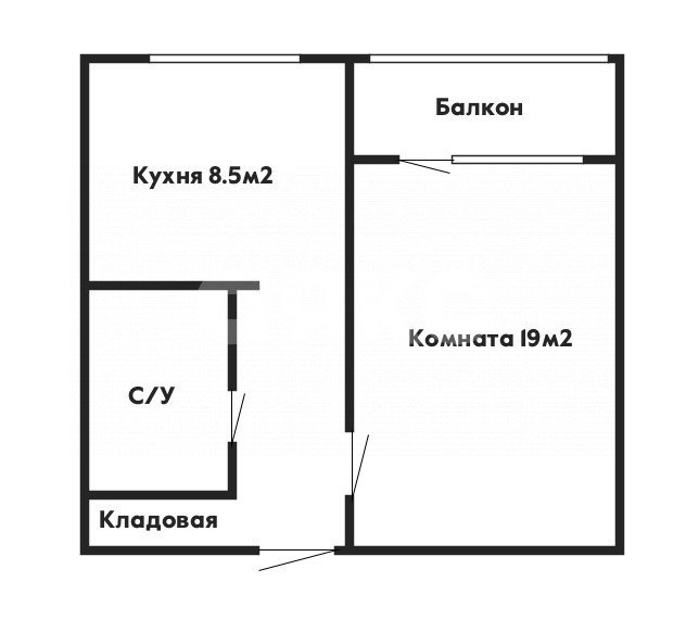 Фото №44: 1-комнатная квартира 37 м² - Геленджик, Парус, 20