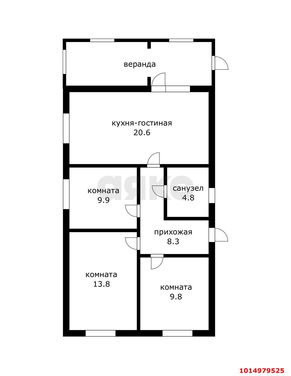 Фото №1: Дом 92 м² + 3 сот. - Южный, коттеджный  Южная столица, ул. Апшеронская, 53