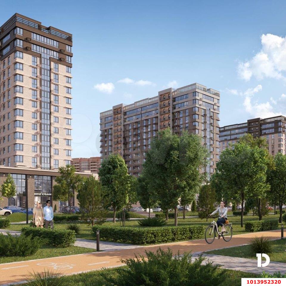 Фото №2: 2-комнатная квартира 59 м² - Краснодар, Догма Парк, ул. Марины Цветаевой, 2