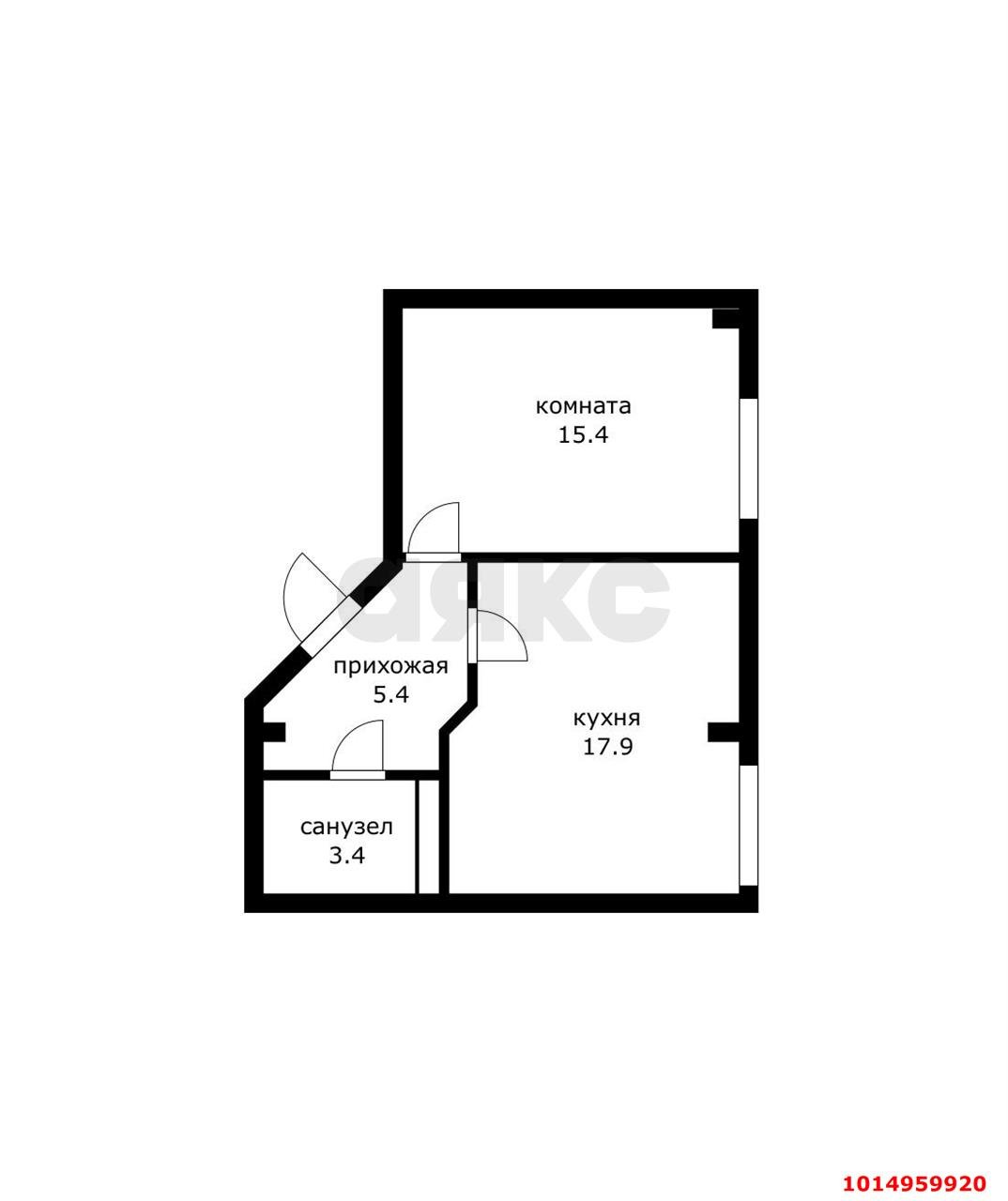 Фото №11: Апартаменты 41 м² - Краснодар, жилой комплекс Гранд Пэлэс, ул. Уральская, 75/6