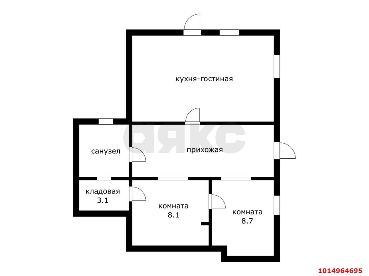 Фото №13: Дом 50 м² + 1.66 сот. - Яблоновский, ул. Котовского, 16