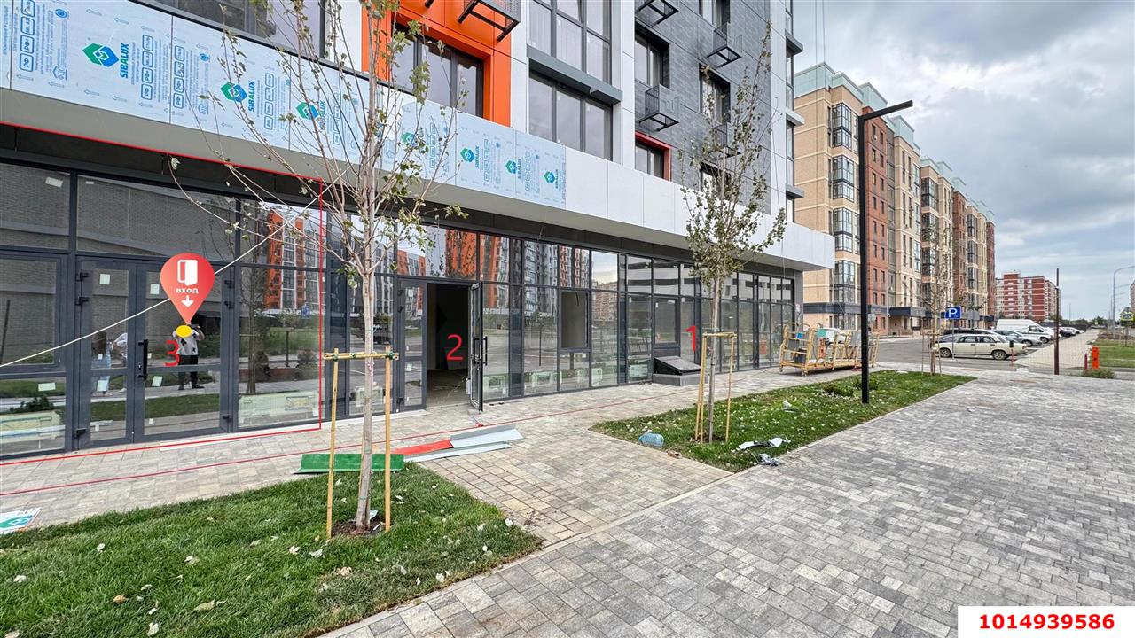 Фото №1: Торговое помещение 31 м² - Краснодар, жилой комплекс Друзья, ул. имени Генерала Брусилова, 28к4