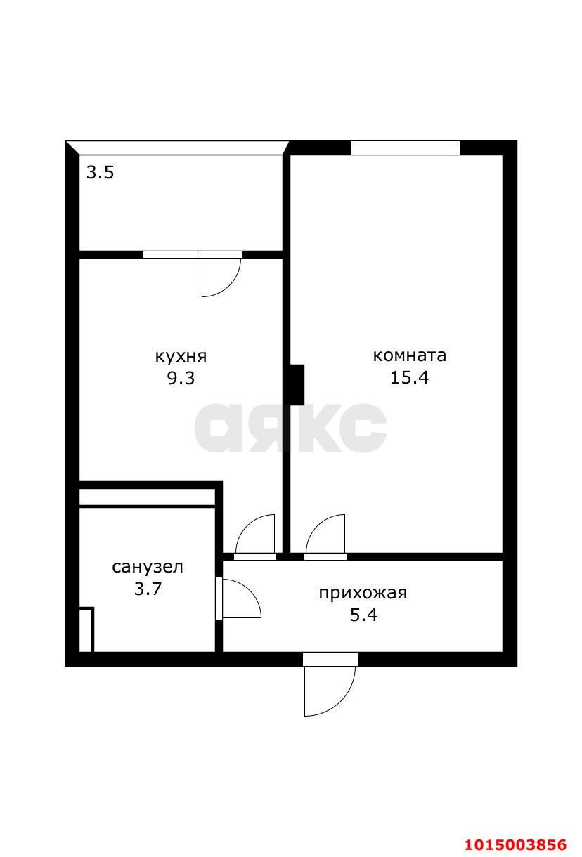 Фото №16: 1-комнатная квартира 36 м² - Краснодар, ЖК Притяжение, ул. Московская, 118к1
