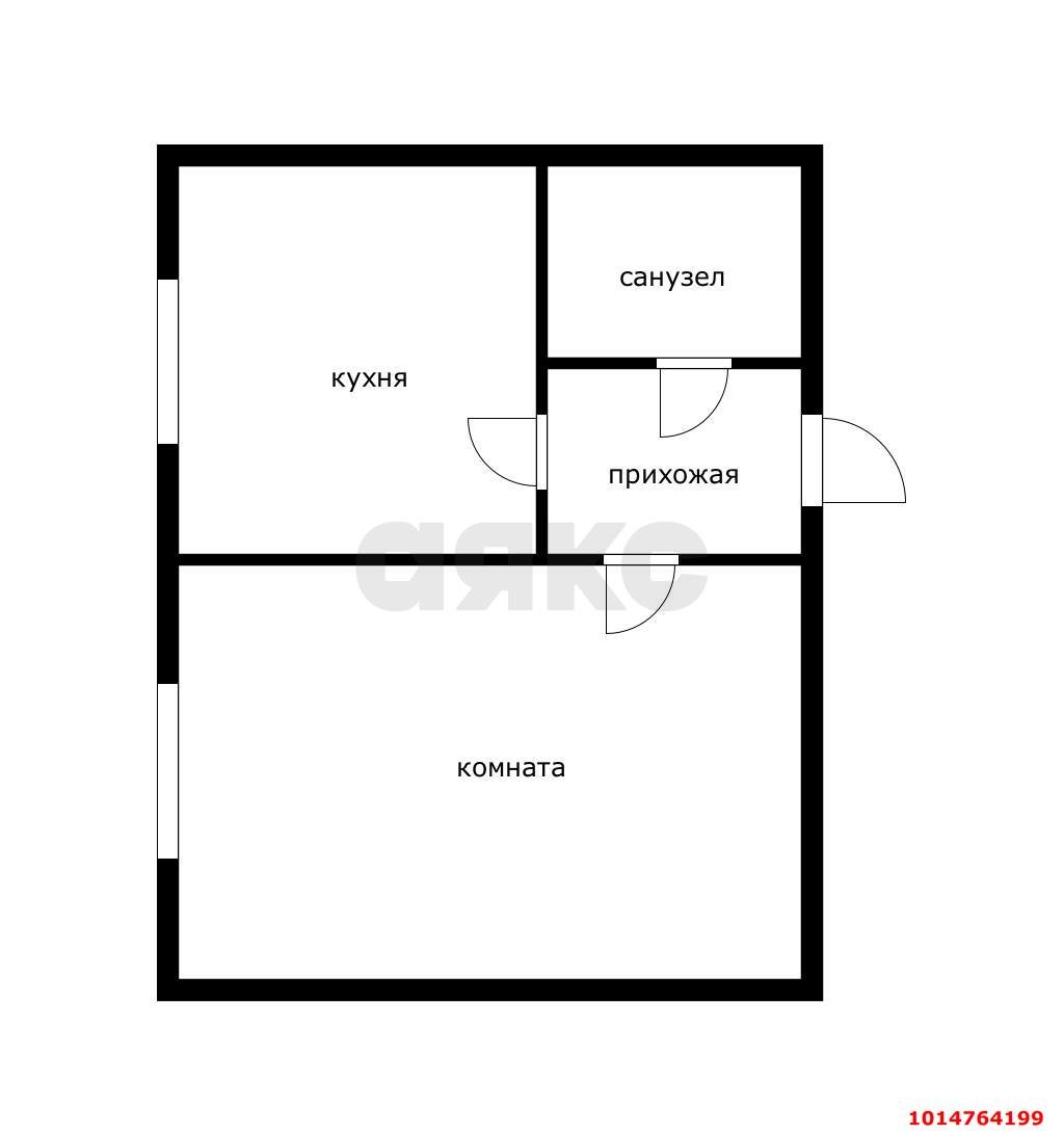 Фото №8: 1-комнатная квартира 25 м² - Краснодар, ЖК Британия, ул. Измаильская, 74к1