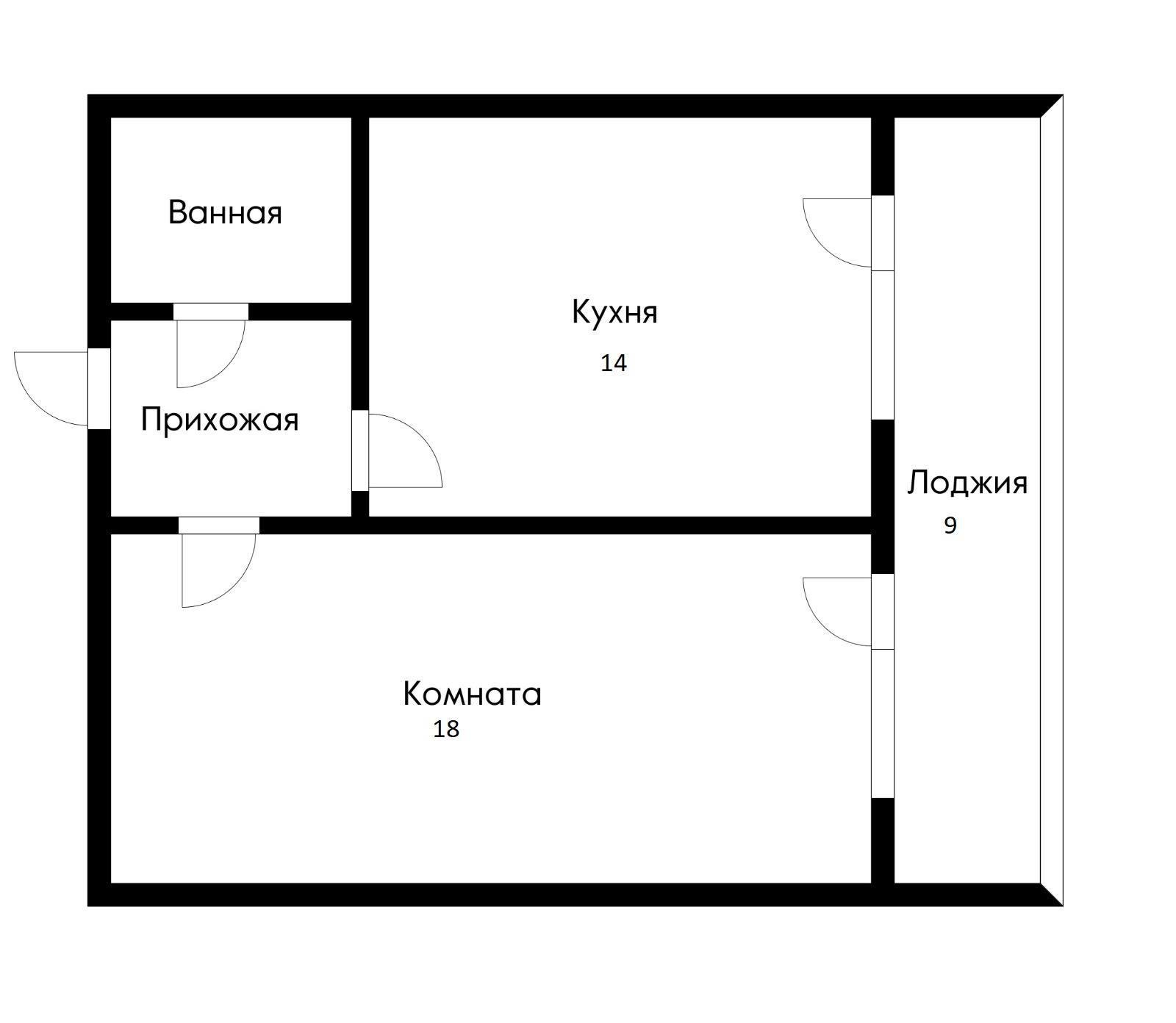 Фото №9: 1-комнатная квартира 42 м² - Российский, мкр. Прикубанский внутригородской округ, ул. Измаильская, 10