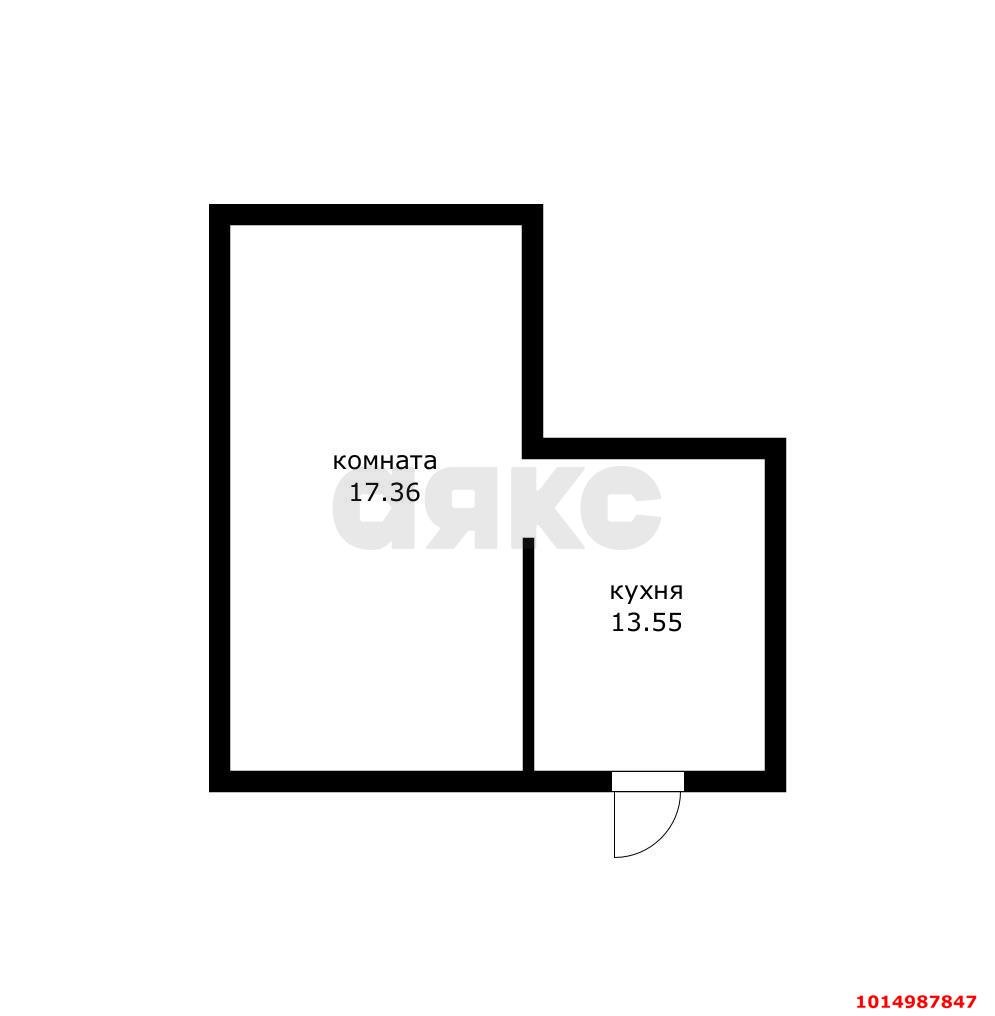 Фото №13: Студия 30 м² - Краснодар, Музыкальный, ул. имени Сергея Есенина, 82/5